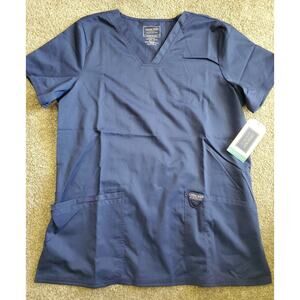 Cherokee Workwear Revolution Modern Classic Women's 620 V-Neck Scrub Top Med New